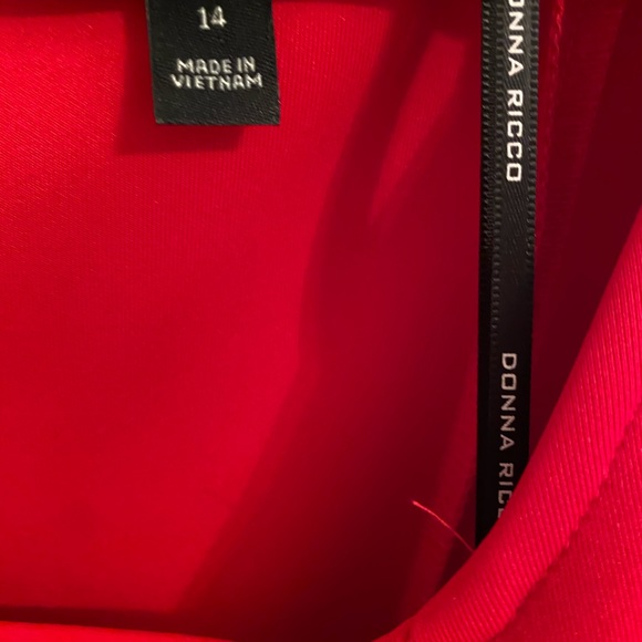 Lane Bryant Red Scuba Dress Size 14 - Picture 5 of 5